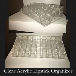 Clear Acrylic Lipstick Organizer